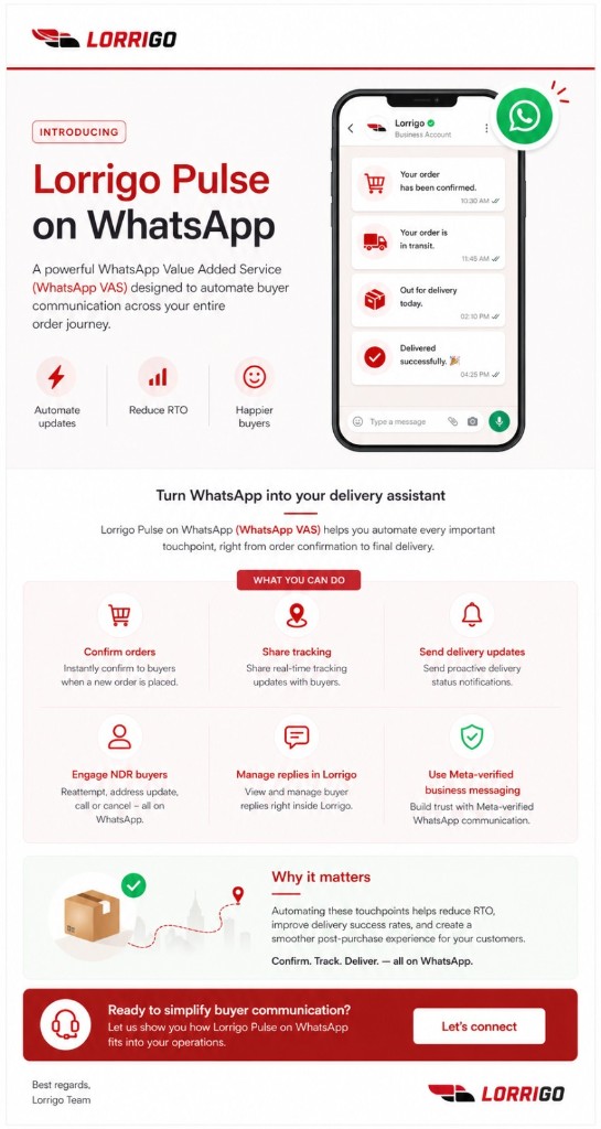 Lorrigo Pulse on WhatsApp — overview